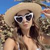 Fashionable Heart-Shaped Sunglasses Bold Eyewearfor Women Perfect for Festival Parties