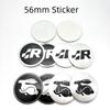 4PCS 56mm SR Logo Car Wheel Center Emblem Sticker Hub Cap Badge for Passat POLO Vento Jetta Tiguan R32 Bora Golf