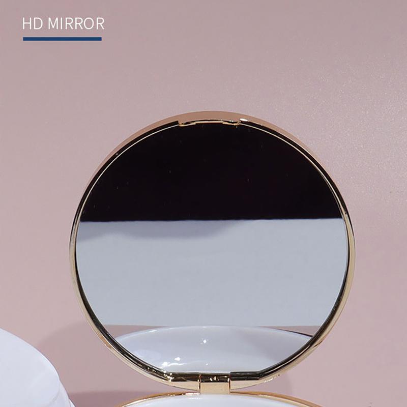 Portable Powder Box Handheld Empty Loose Powder Pot With Sieve Cosmetic Travel Makeup Jar Sifter Container With Powder Puff