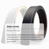 Men's 3.5CM Two-Layer Leather Belt with Automatic Buckle