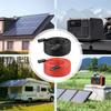 A60zred Black Double Ends Solar Extension Cable 6Mm2 Connector Solar For Photovoltaic Solar Systems Solar Charge Cable Adapterma