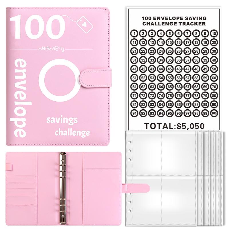 Cash Envelope System Kit With 100 Pockets, Money Savings Reusable Budget Planner For Cash