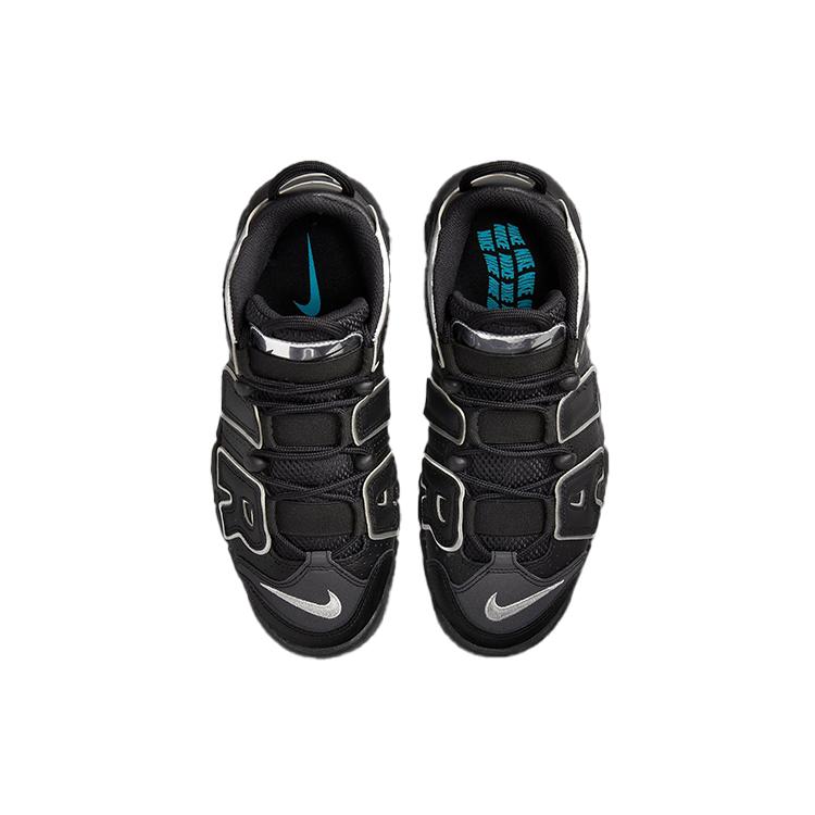Nou Nike Air More Uptempo Negru Argintiu Damă DQ0839-001