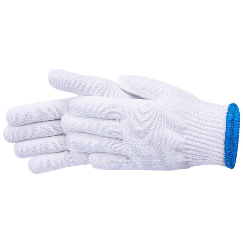 Guxin White Cotton Work Gloves One Size