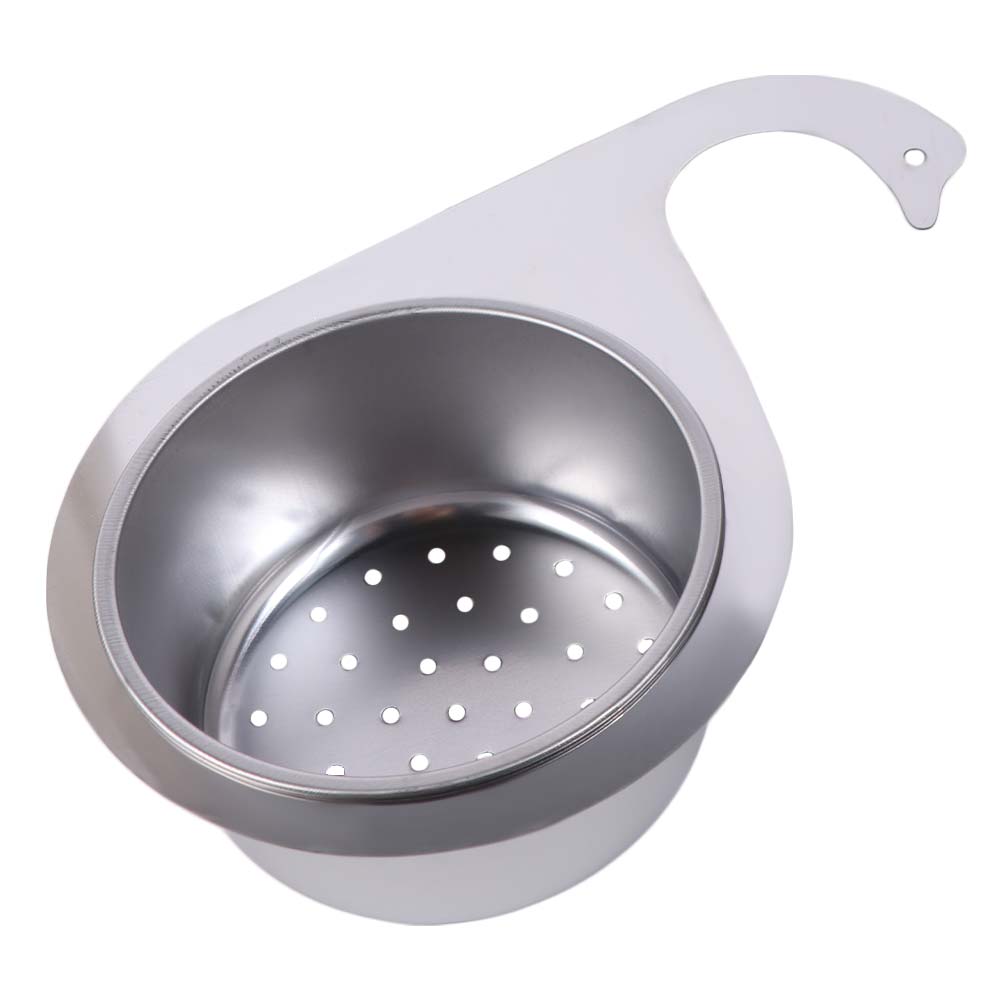 Dry Wet Separation Swan Shape Sink Drain Basket Stainless Steel Sink Drain Filter  Kitchen