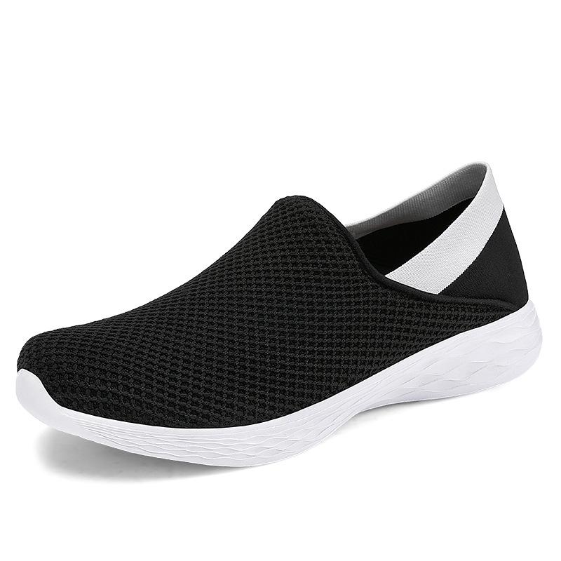 2019 summer new ultra-light mesh women's shoes breathable couple shoes Korean version casual large size 4647 running shoes