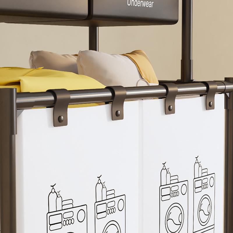 Multi Functional Dirty Clothes Basket, Clothes Storage Basket, Household Laundry Basket, Balcony Storage Rack, Dirty Clothes Bas