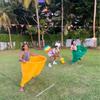 Granny Pants Yard Game Outdoor Game With Bouncy Balls Recreational Tossing Games Team Relay Family Reunion Party Field Game Set