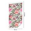 Wallpaper Colorful Roses, Peonies and Watercolor for Living Room and Bedroom 50x1000