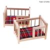 1:12 Berço de Bebê Cama de Bebê Móveis de Berço Modelo Miniatura Decoração Brinquedo Acessórios para Casa de Bonecas