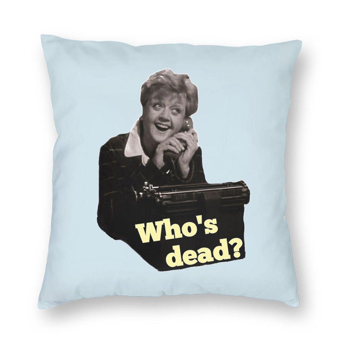 

Murder She Wrote Jessica Fletcher Pillowcase Polyester Linen Velvet Pattern Zip Decorative Throw Pillow Case Home Cushion Case 30cmx30cm