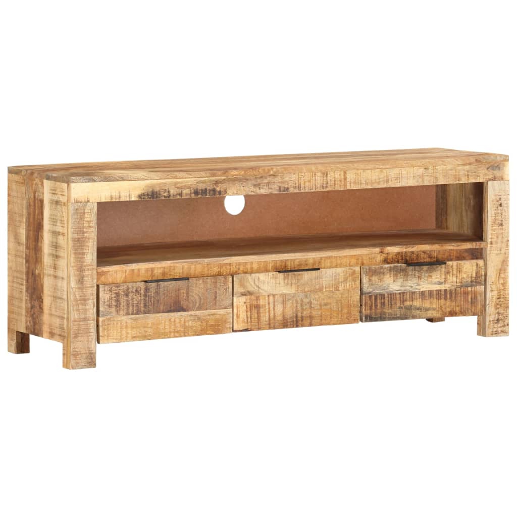 Vidaxl Szafka Pod Telewizor, 110X30X40 Cm, Surowe Drewno Mango