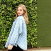 European and American Fashion Women's Clothing Urban Casual Washed Denim Jacket