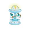 Creative Nordic Carousel Music Box Star Projection Light Luminous Music Box Home Desktop Decorative Arts and Crafts Holiday Gift