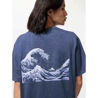Uniqlo Japonija Ukiyo E mėlyna Ut