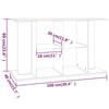 VidaXL Support pour aquarium sonoma gris 100x40x60cm bois d'ingénierie 833589