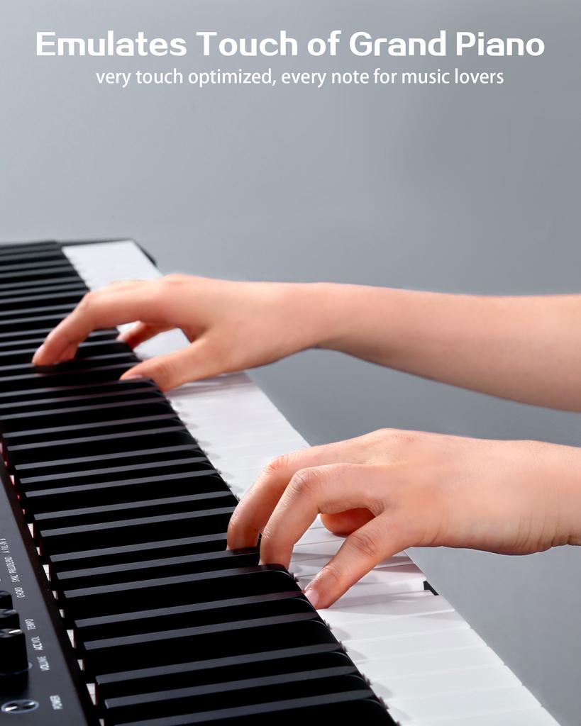88-key Digital Piano For Adult Kids Electronic Organ Professional Fully Weighted Keyboard Beginners Electric Musical Instrument