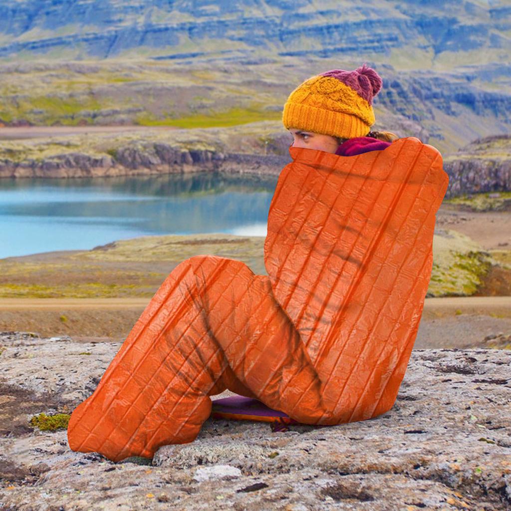 Emergency Sleeping Bag,Sleeping Bag Emergency Sleeping Bags Emergency Bivy Sack,Portable Emergency Blanket Emergency Bivvy Thermal Sleeping Bag