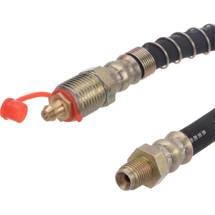 HARFINGTON M10x1mm Gewinde 11,81" Länge Flexible Verlängerung Fett-Schlauch mit Befestigungs-Sechskantmutter für Fettpresse Schmierung