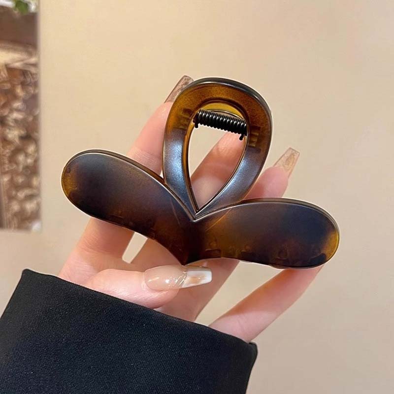 

Новый корейский простой зажим для волос с бантом из ацетата с леопардовым принтом, краб, зажим-акула, заколки, аксессуары для волос для женщин и девушек