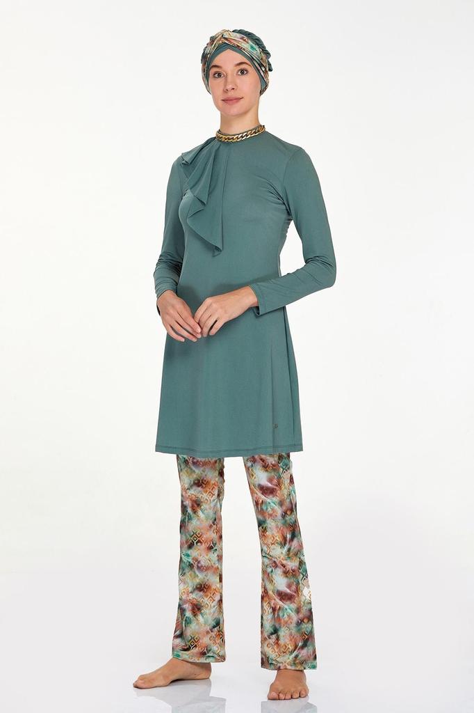 Muslimischer bescheidener islamischer Burkini-Strand-Schwimmanzug für Damen, Bademode, Hijab, Strandmode, Badeanzug 