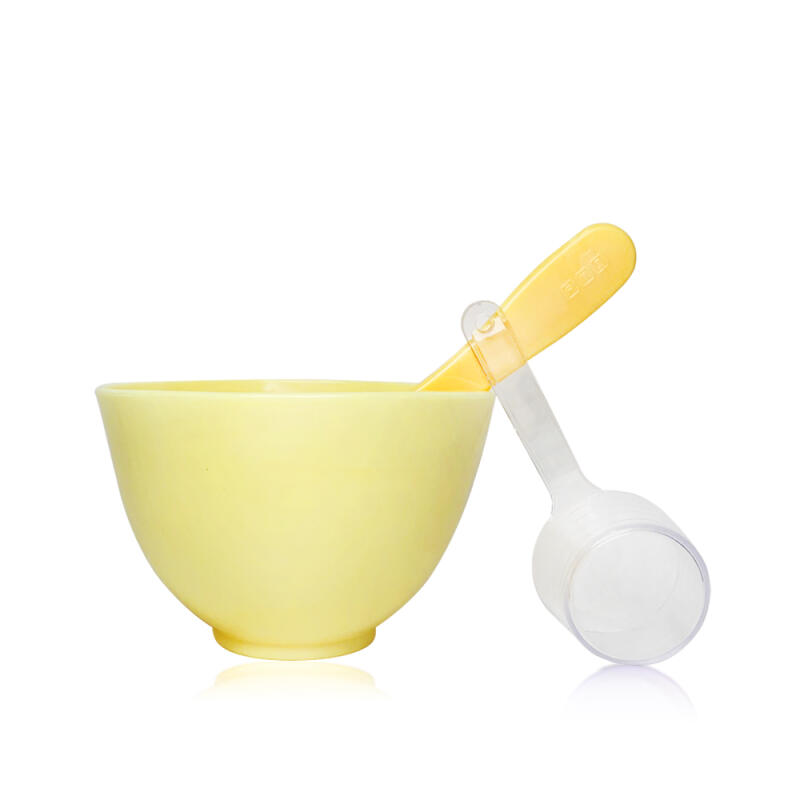 

Skin care material rubber ball set (rubber ball, measuring cup, spatula)