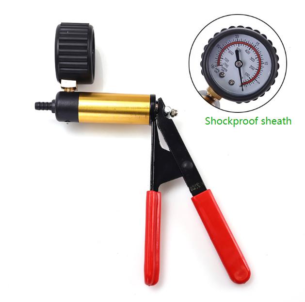 Automotive Toolshandheld Hand Vacuum Pump Kitvacuum Pistol Pump Testercar Brake Exhaust Pumpvacuum Pressure Gaugeauto Repair