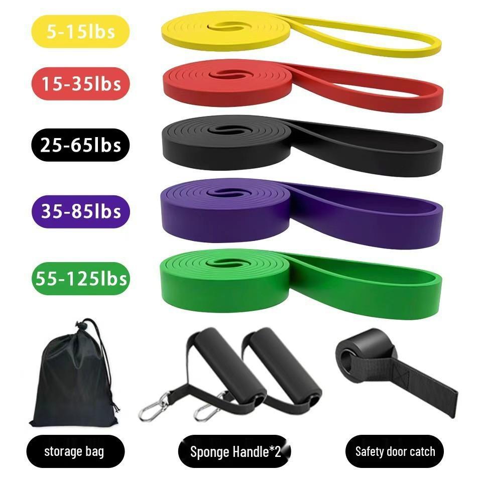 Bande de Résistance Élastique en TPE Latex Premium pour Yoga & Fitness - Idéale pour Épaules, Dos, Hanches