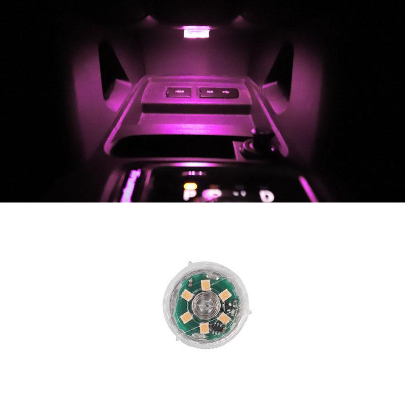 Circular sensing touch light 6LED press light Car pat light Car night light glue wardrobe reading light