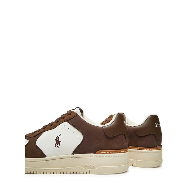 Мужские кроссовки Polo Ralph Lauren Masters court 809955690003 коричневые