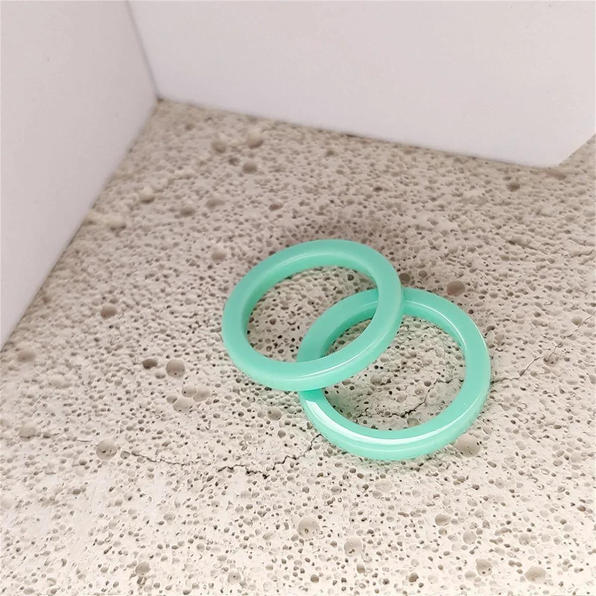 

1 Pcs Cream Polychrome Geometric Pattern Round Resin Acrylic Bangle Vitality Exquisite Bracelet Women Party Wrist Trend Jewelry