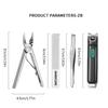 Tagliaunghie Professionali per Piedi Unghie Spesse Unghie Incarnite Apertura Larga Grande Manico Lungo Inclinato Forbicine per Unghie Mani Manicure