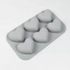 Six-Cavity Heart Silicone Baking Mold