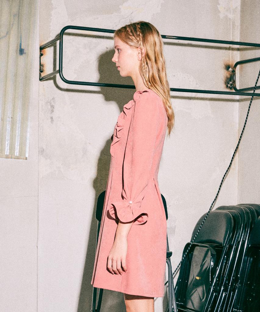 Near And Dear Heart Neck Romantic Dress_Pk