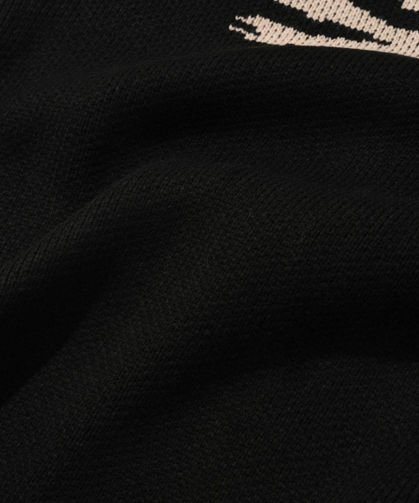 Seuweideu Schädel Cowichan Pullover [Schwarz]