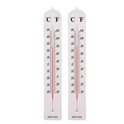 -40 Bis +120°F Thermometer Schwarz Celsius Fahrenheit Ablesungen
