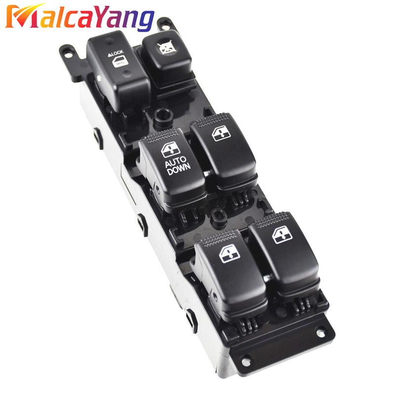 For KIA RIO 2 JB 2007 2008 2009 High Quality Power Window Master Switch Lifter Button 93570-1G200 935701G200 Car Accessories