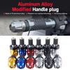 Universal Motorcycle Handlebar Grips Handle Bar Cap End Plugs Counterweight Cap Protective Aesthetic Accessories