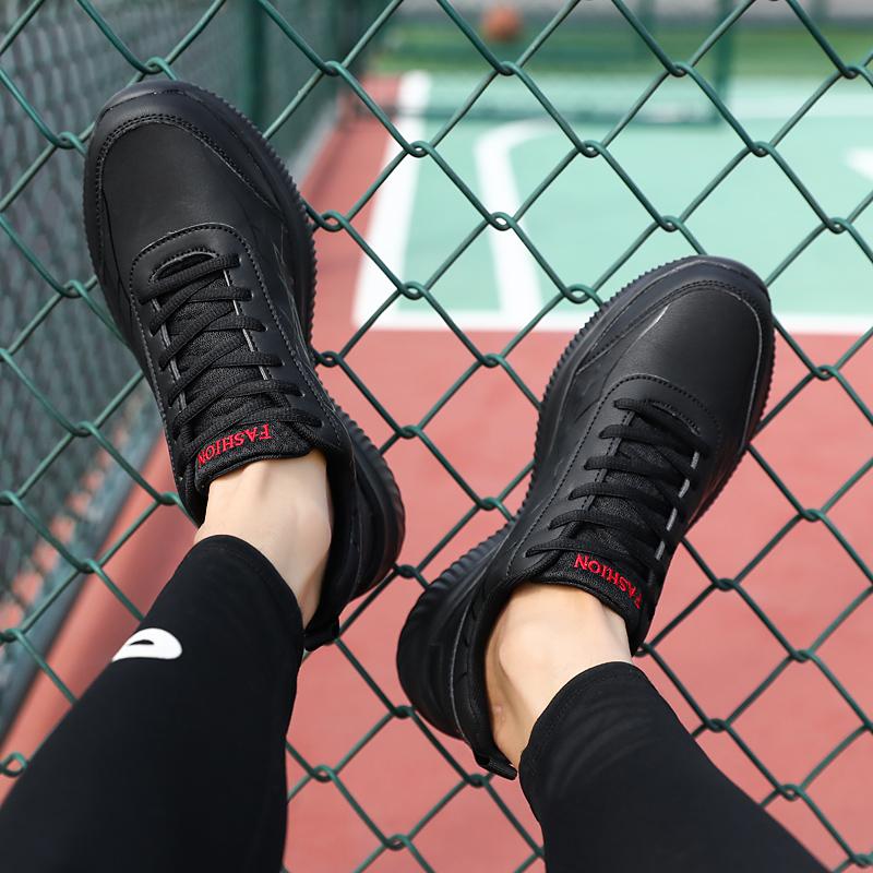 New Men's Sneakers Fashion Pu Leather Men's Casual Shoes Outdoor Jogging Training Shoes High-Quality Comfortable Men's Shoes