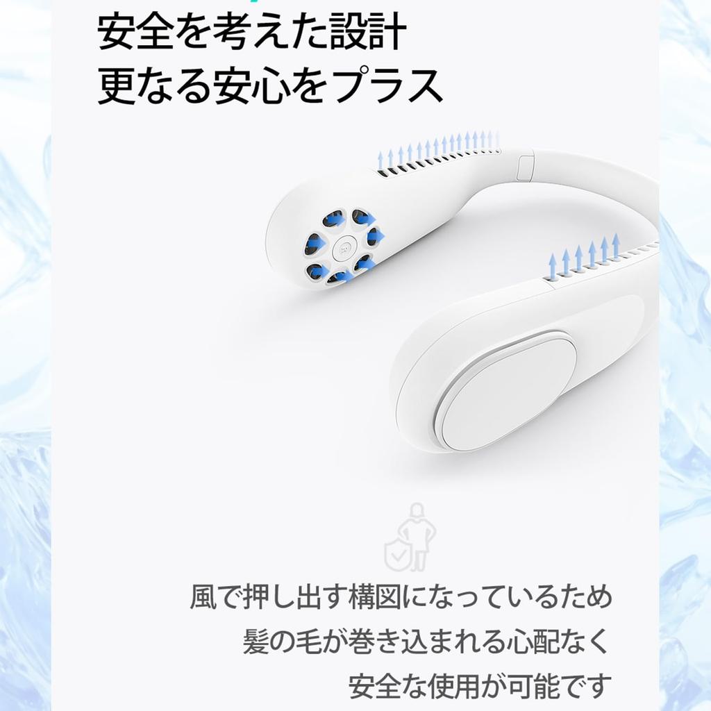 aioLAB Neck Pro Neck 2024 Neck Portable Neck 8 Hours of Continuous Rapid 4000mAh High 4 Speed Suitable for Kids and and SHOKAI Cooler, Upgrade, Fan,