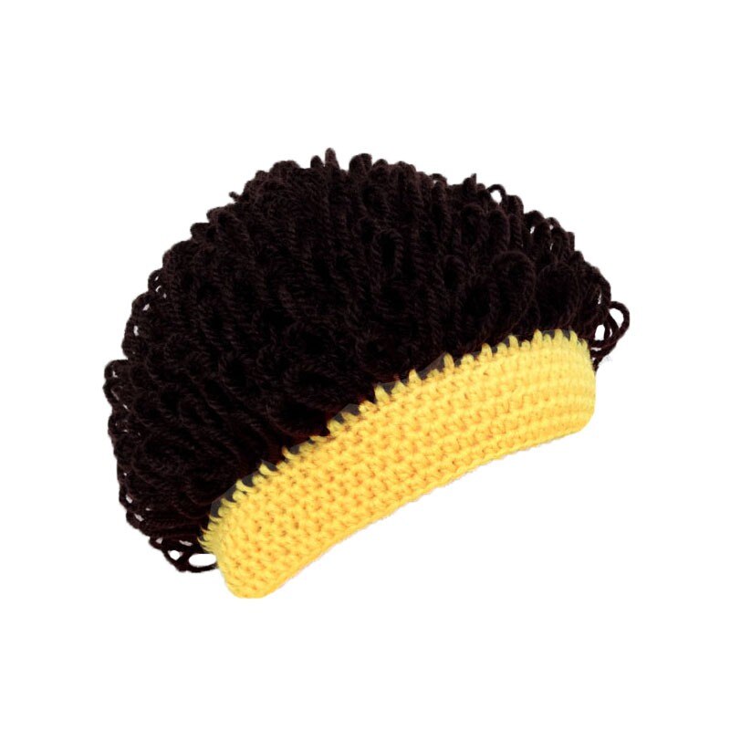 

Детская шапка для маленьких мальчиков и девочек, хлопковая шапка ручной работы для малышей, шапка с париком для мальчиков и девочек, От 1 до 3 лет