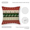 Christmas Plaid Pillow Case Sofa Living Room Bedroom Double-Sided Printing Square Cushion Nap Time Pillow Case