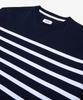 Noa (U) Oversized Striped Rugby Top Navy/White