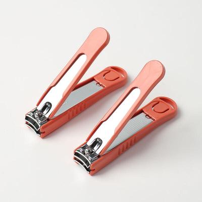 Clipin Non-Splashing Large Nail Clippers 2p Non-Splashing Toenail Clippers