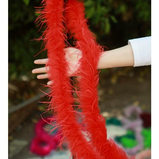 DIY 1 Ply Ostrich Feather Boa Customized Real Ostrich Feathers Scarf for Wedding Dress Sewing Decoration Plume Woman Shawl