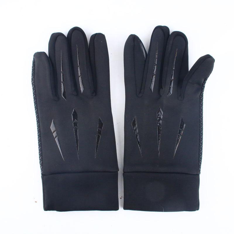 Men's Windproof Touchscreen Fishing Gloves - Warm Velvet, Non-slip, Wear-resistant for Autumn/Winter Sports