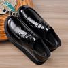 Кожаная обувь мужская 2025 новая кожаная деловая платья мужская обувь корейская версия британской повседневной кожаной обуви
