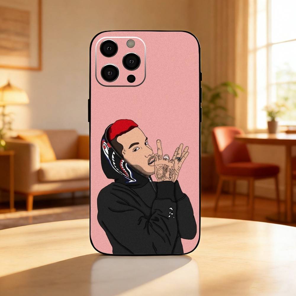 S-Sfera E-Ebbasta Singer Phone Case For iPhone17,16,15,14,13,12 Plus,Max Soft Silicone Black Cover