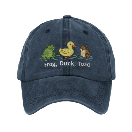 Men Baseball Hat Embroidered Pattern Adjustable Camping Cap Compact Wide Design Hat Outdoor Activity Golf Hat