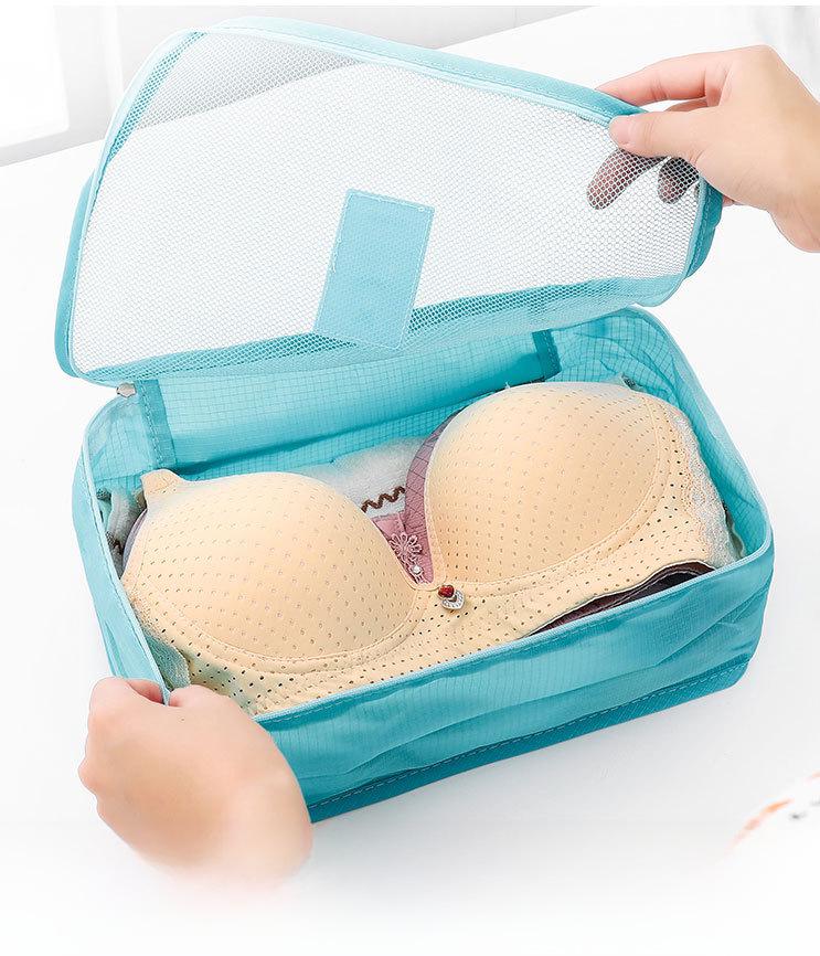 Koreanisches Reiseset: 6- und 7-teilige Aufbewahrungstaschen für Kleidung und Accessoires